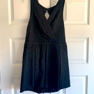 Black Snake Skin Romper